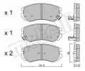 METELLI Sada brzdovch destiek ‐ MT 22-0503-0