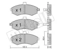 METELLI Sada brzdovch destiek ‐ MT 22-0504-0