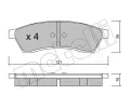 METELLI Sada brzdovch destiek ‐ MT 22-0510-0