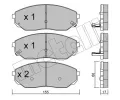METELLI Sada brzdovch destiek ‐ MT 22-0515-0