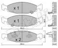 METELLI Sada brzdovch destiek ‐ MT 22-0525-0