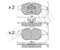 METELLI Sada brzdovch destiek ‐ MT 22-0540-0