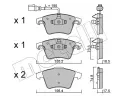 METELLI Sada brzdovch destiek ‐ MT 22-0552-1