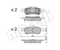 METELLI Sada brzdovch destiek ‐ MT 22-0556-0