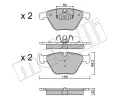 METELLI Sada brzdovch destiek ‐ MT 22-0558-6