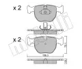 METELLI Sada brzdovch destiek ‐ MT 22-0559-0