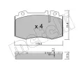METELLI Sada brzdovch destiek ‐ MT 22-0563-0