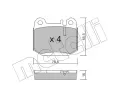METELLI Sada brzdovch destiek ‐ MT 22-0564-0