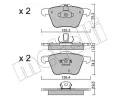 METELLI Sada brzdovch destiek ‐ MT 22-0599-0