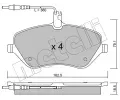 METELLI Sada brzdovch destiek ‐ MT 22-0601-0