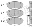 METELLI Sada brzdovch destiek ‐ MT 22-0606-0