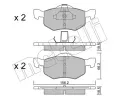 METELLI Sada brzdovch destiek ‐ MT 22-0609-0