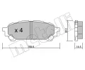METELLI Sada brzdovch destiek ‐ MT 22-0613-0