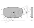 METELLI Sada brzdovch destiek ‐ MT 22-0615-0