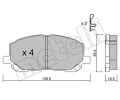 METELLI Sada brzdovch destiek ‐ MT 22-0616-0