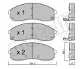 METELLI Sada brzdovch destiek ‐ MT 22-0631-0