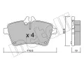 METELLI Sada brzdovch destiek ‐ MT 22-0646-0
