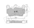 METELLI Sada brzdovch destiek ‐ MT 22-0655-0