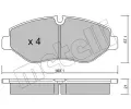 METELLI Sada brzdovch destiek ‐ MT 22-0671-0