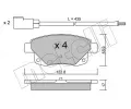 METELLI Sada brzdovch destiek ‐ MT 22-0681-0