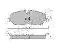 METELLI Sada brzdovch destiek ‐ MT 22-0693-0