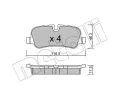 METELLI Sada brzdovch destiek ‐ MT 22-0694-0