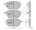 METELLI Sada brzdovch destiek ‐ MT 22-0741-0