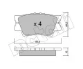 Sada brzdovch destiek METELLI ‐ MT 22-0749-0
