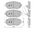 METELLI Sada brzdovch destiek ‐ MT 22-0756-0