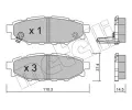 METELLI Sada brzdovch destiek ‐ MT 22-0764-0