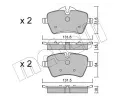 METELLI Sada brzdovch destiek ‐ MT 22-0768-0