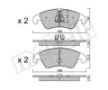 Sada brzdovch destiek METELLI ‐ MT 22-0775-0