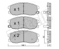 METELLI Sada brzdovch destiek ‐ MT 22-0778-0