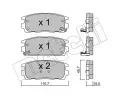 METELLI Sada brzdovch destiek ‐ MT 22-0779-0