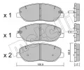 METELLI Sada brzdovch destiek ‐ MT 22-0787-0