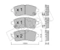 METELLI Sada brzdovch destiek ‐ MT 22-0793-1