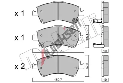 METELLI Sada brzdových destiček MT 22-0795-0, 22-0795-0 METELLI Sada brzdových destiček MT 22-0795-0, 22-0795-0