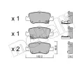 METELLI Sada brzdovch destiek ‐ MT 22-0796-0
