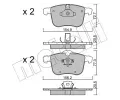 METELLI Sada brzdovch destiek ‐ MT 22-0813-0