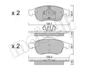 Sada brzdovch destiek METELLI ‐ MT 22-0817-0