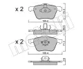 METELLI Sada brzdovch destiek ‐ MT 22-0833-0