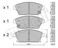 METELLI Sada brzdovch destiek ‐ MT 22-0839-0
