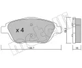METELLI Sada brzdovch destiek ‐ MT 22-0852-0