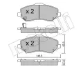 METELLI Sada brzdovch destiek ‐ MT 22-0862-0
