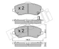 METELLI Sada brzdovch destiek ‐ MT 22-0862-1