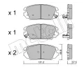 METELLI Sada brzdovch destiek ‐ MT 22-0885-0