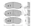 METELLI Sada brzdovch destiek ‐ MT 22-0903-0