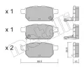 METELLI Sada brzdovch destiek ‐ MT 22-0915-0