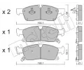 Sada brzdovch destiek METELLI ‐ MT 22-0927-2