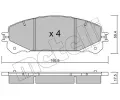 METELLI Sada brzdovch destiek ‐ MT 22-0938-0